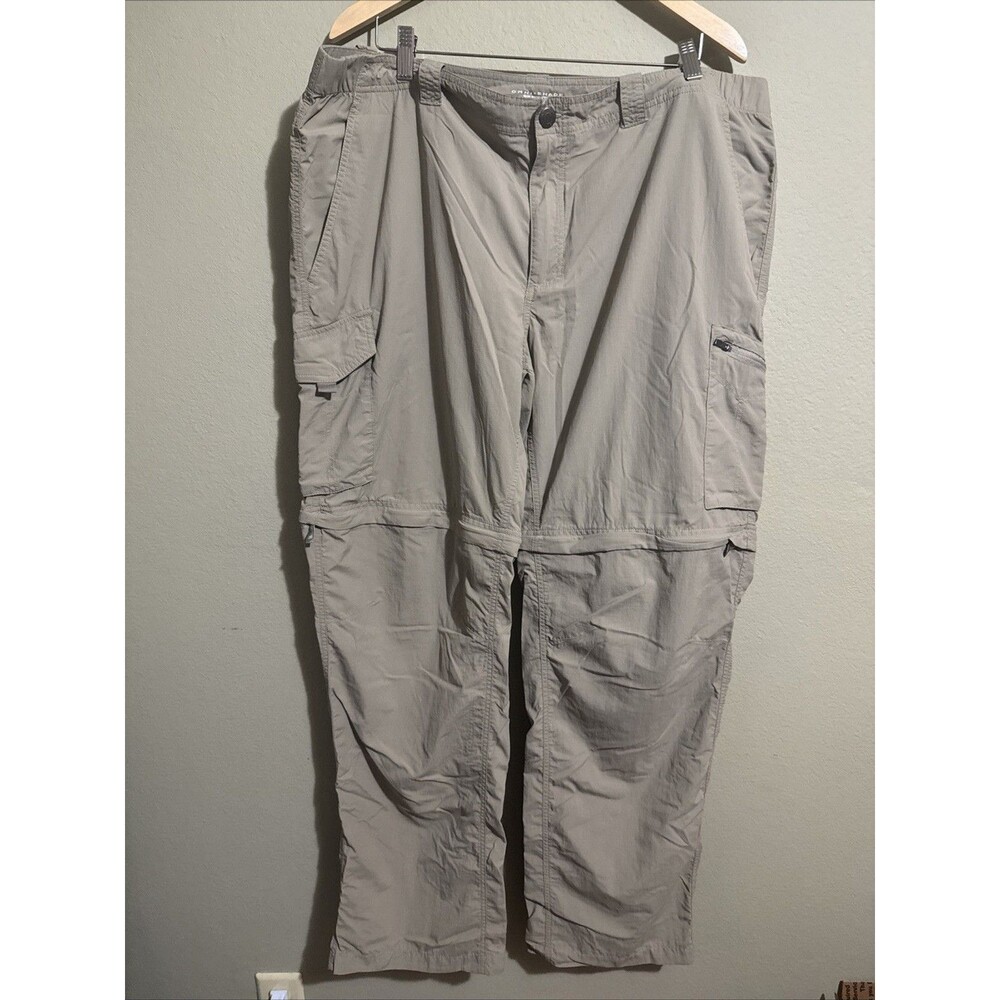 Columbia Utility Convertible Cargo Pants Men's 42 x 34 Omni Dry Camping Hiking